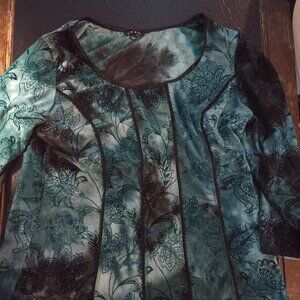 Sami and Jo size large long sleeve blouse